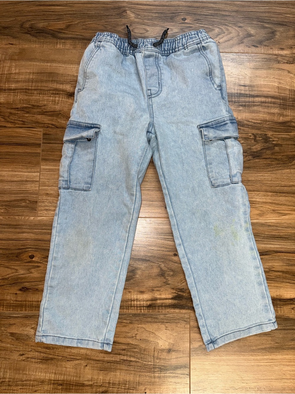 Volcom Light Wash Cargo Jeans for Men - Casual Utility Style